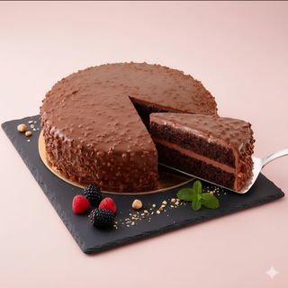 Chocolate and almond Cake