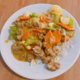 43. Arroz Frito Con Ternera Y Salsa Curry