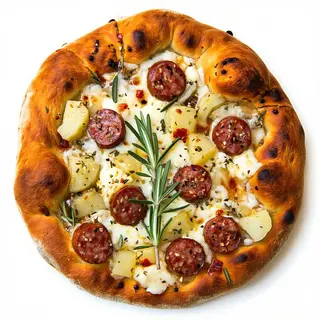 Piatto Patatine e wurstel