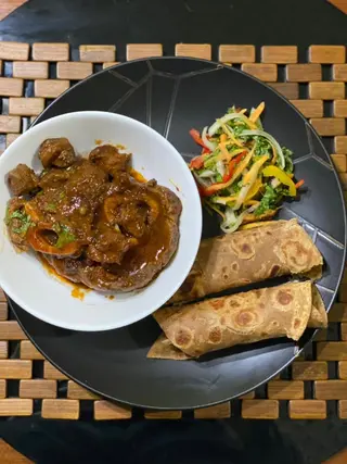 Ossubucco with Brown Chapati