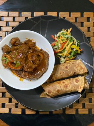 Ossubucco with Brown Chapati