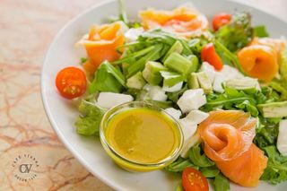Salada de Salmão Fumado