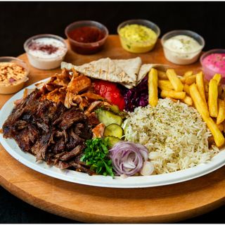 Shaorma Farfurie Mix (cu Cartofi/Orez)