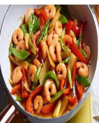 Sizzling Fried Prawns