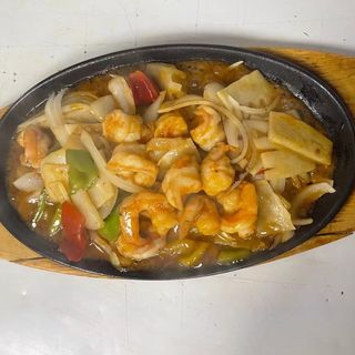 308 Langostinos Al Salsa Del Sha Cha