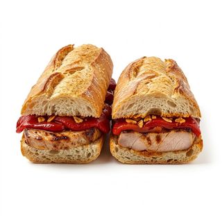 Bocadillo De Lomo Con Queso