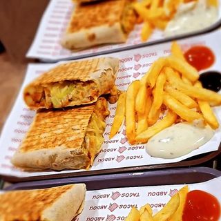 Tacos Escalope Pané