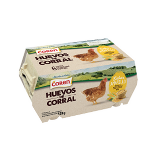 Huevos de Corral Coren 6 Ud.
