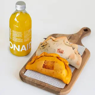 Combo vegano 2 empanadas + bebida