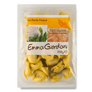Тортеллоні Emma Giordany з рікотою та шпинатом (250г)