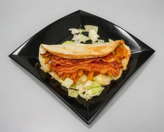 Fajitas crispy chicken bacon