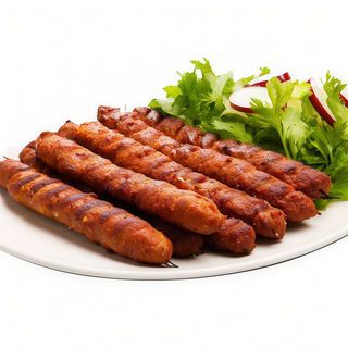 Menú Plato Seekh Kebab (2 Uds.) + Ensalada