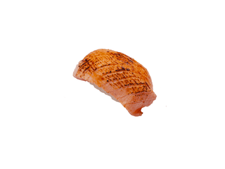 Nigiri z opalonym łososiem