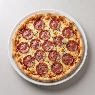 Pizza Salami Sin Gluten 33 Cm.