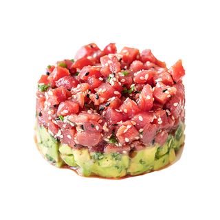14. Tartar de atún con aguacate (9 pzs.)
