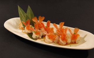 Carpaccio amaebi - 8 pezzi