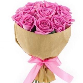 Букет з 15 рожевих троянд 
