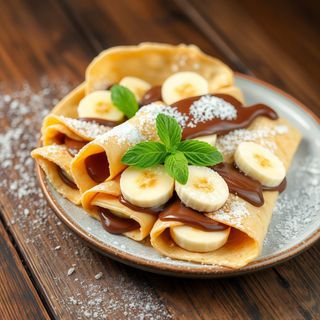 Crepe Con Nutella Y Plátano