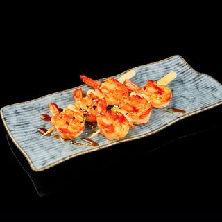 Brochetas de gamba 2U