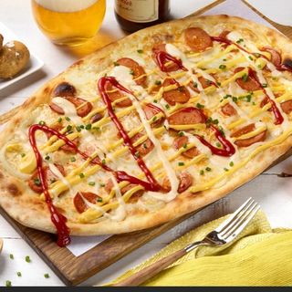 Pizza Bockwurst
