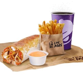 Meniu Nacho Cheese Drip Burrito (preț fără băutură)