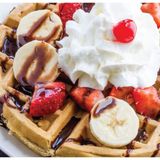 Strawberry Banana Waffle