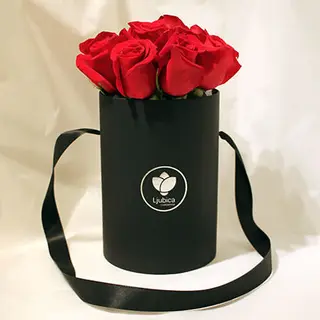 Crvene ruže flower box C. 9 ruža