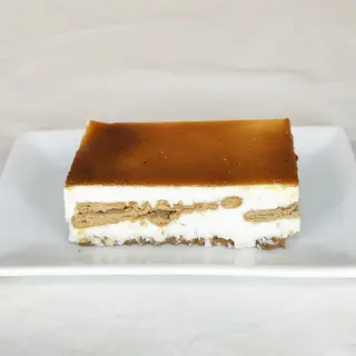 Pastel de Queso con Galleta, Porción