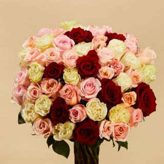 My Passion - buchet 51 trandafiri colorati 