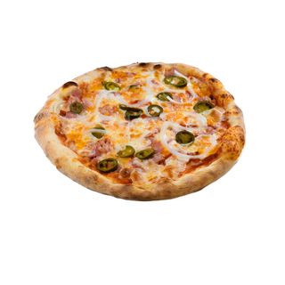 Pizza picante spicy bacon cheddar (30 cm.)