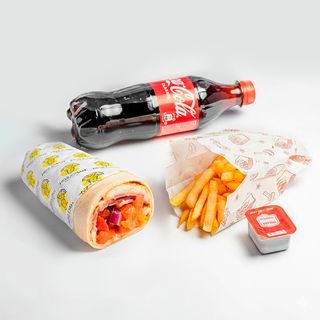 Комбо ролл с копчёной кониной + Coca- Сola 0.5L  N