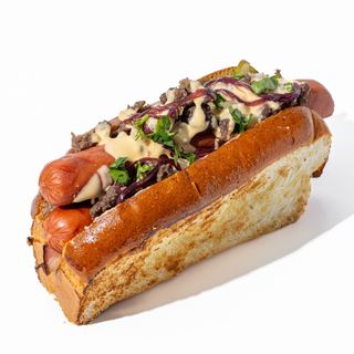 Дабл дог з яловичиною та чеддером