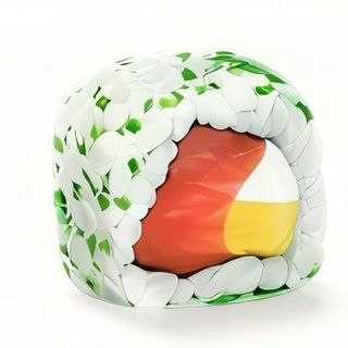 Uramaki de atún, mango y queso crema (4 uds.)