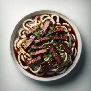 Udon xào Teriyaki z wolowina