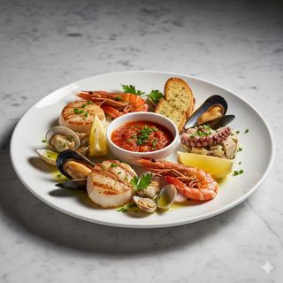 Antipasto cotto di mare