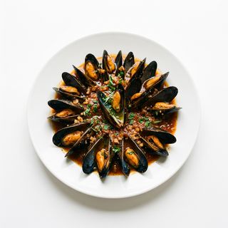 Tapa De Mejillones A La Marinera