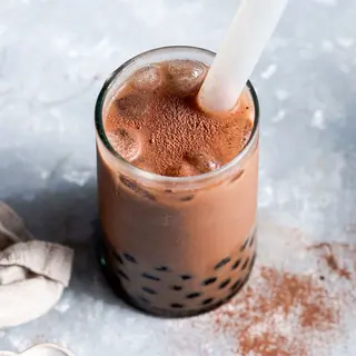 Brownie boba shake