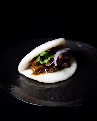 Pan bao de masa madre de secreto ibérico