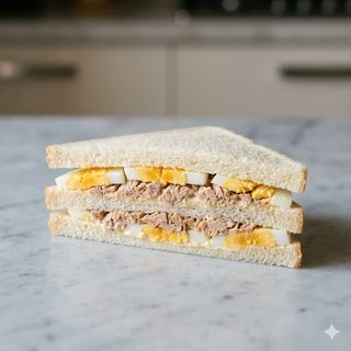 Tramezzino uova e tonno