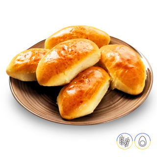 Empanada de huevos, cebolla, arroz