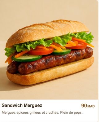 Sandwich Merguez