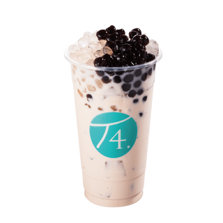 Té Negro Con Leche Con Perlas Y Bolitas de Nieve (700 Ml.)