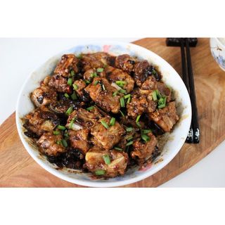 pork in black bean sauce