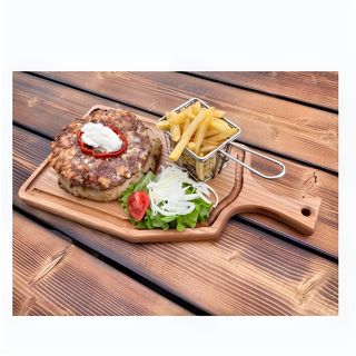 Gurmanska pljeskavica na lepinji s kajmakom