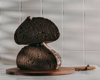 Pão de centeio de massa mãe