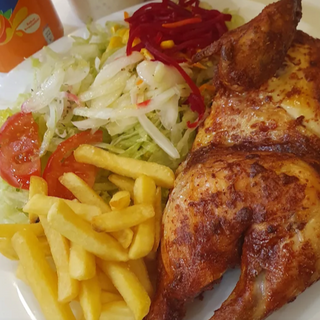 Menú 1/2 Pollo Asado
