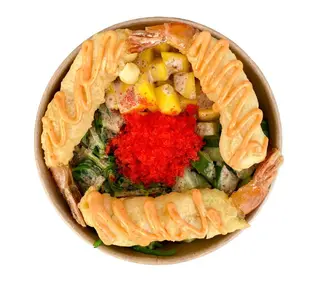 Poke Bowl z Krewetką w Tempurze