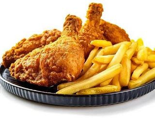 Poulet Pané Avec Frites 1/2 Poulet