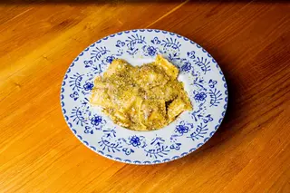 Ravioli de Queso y Bacon