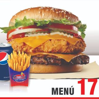 Menú 17. MIGHTY BURGER